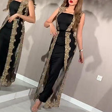 Load image into Gallery viewer, Sexy Tube Top Mesh Evening Dress
